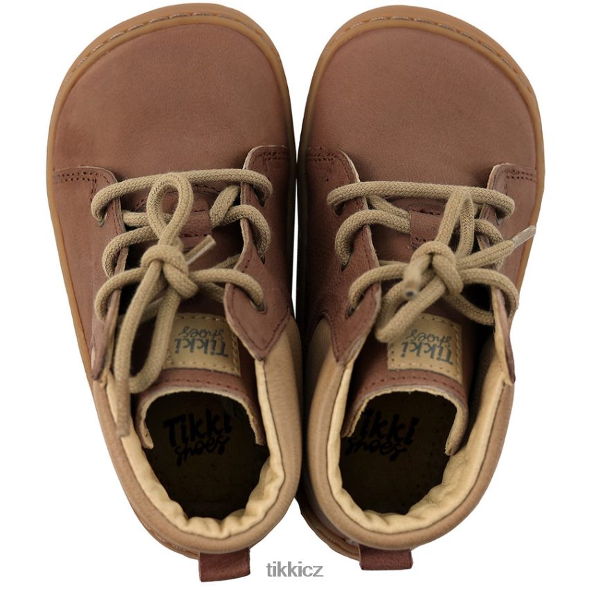 bosé boty brouk Tikki děti karamel obuv R4P40N183