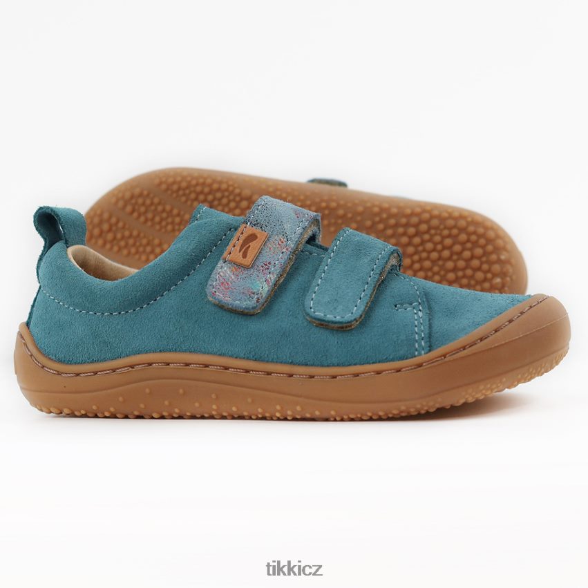 harlekýnové barefoot boty Tikki děti nebe obuv R4P40N111