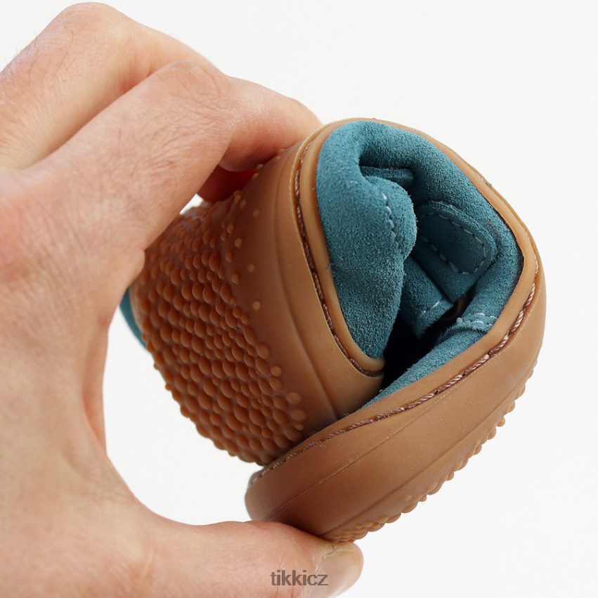 harlekýnové barefoot boty Tikki děti nebe obuv R4P40N111