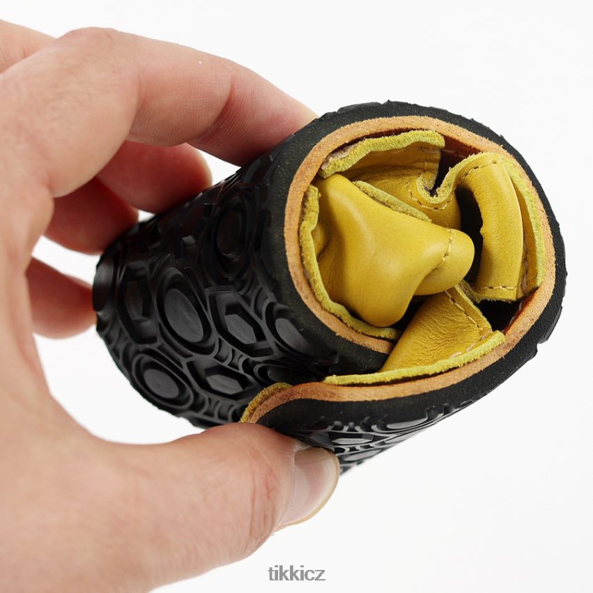 barefoot sandály aranya Tikki děti žlutá obuv R4P40N55