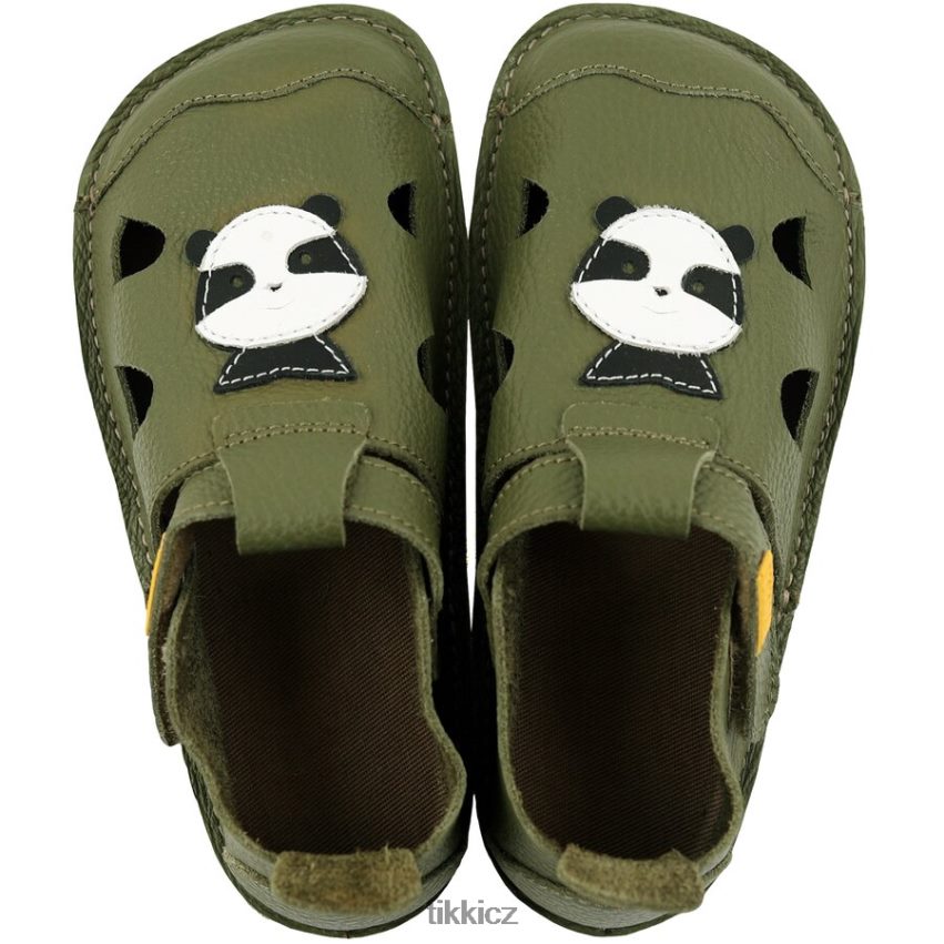 barefoot sandály nido Tikki děti panda obuv R4P40N40