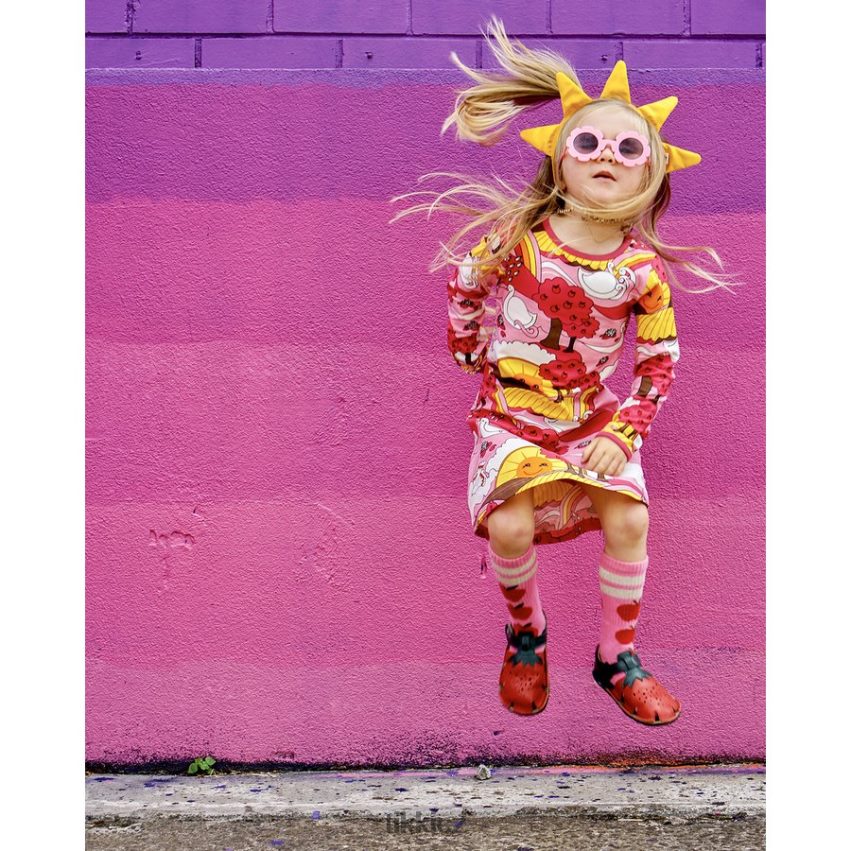 kůže aranya Tikki děti jahoda obuv R4P40N69