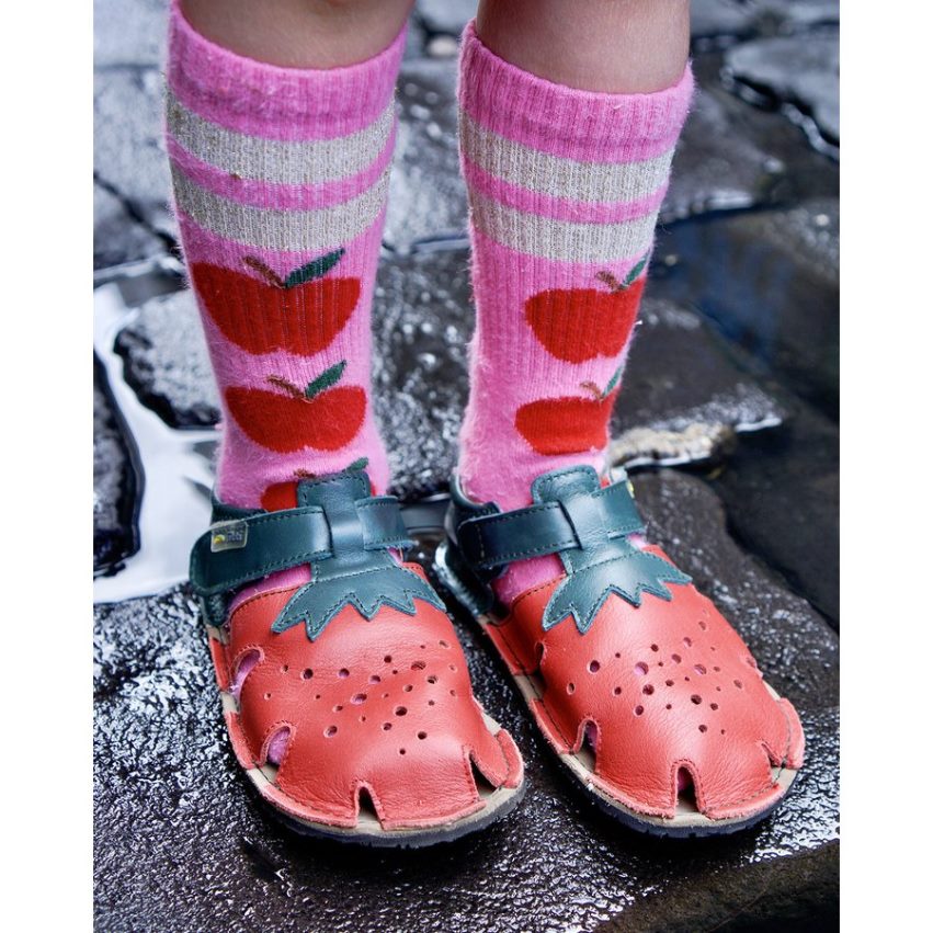 kůže aranya Tikki děti modrý obuv R4P40N70