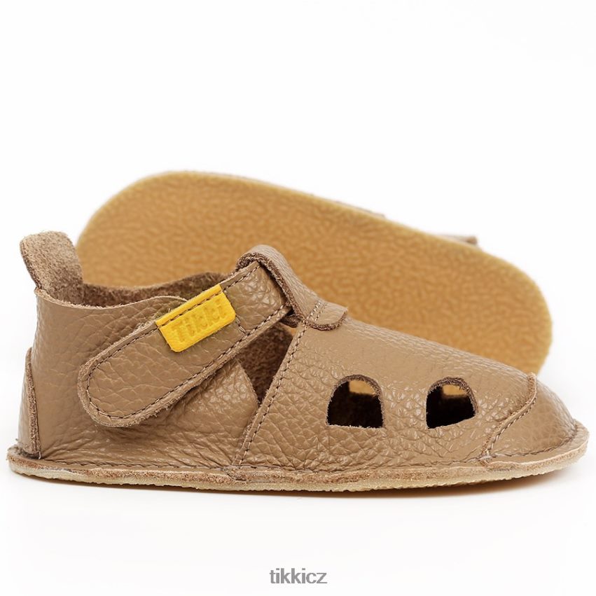 nido barefoot sandály Tikki děti cappuccino obuv R4P40N18
