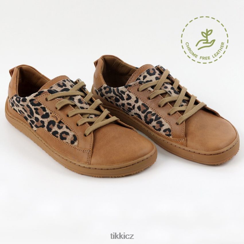 barefoot tenisky oxy Tikki Dospělí leopard obuv R4P40N207