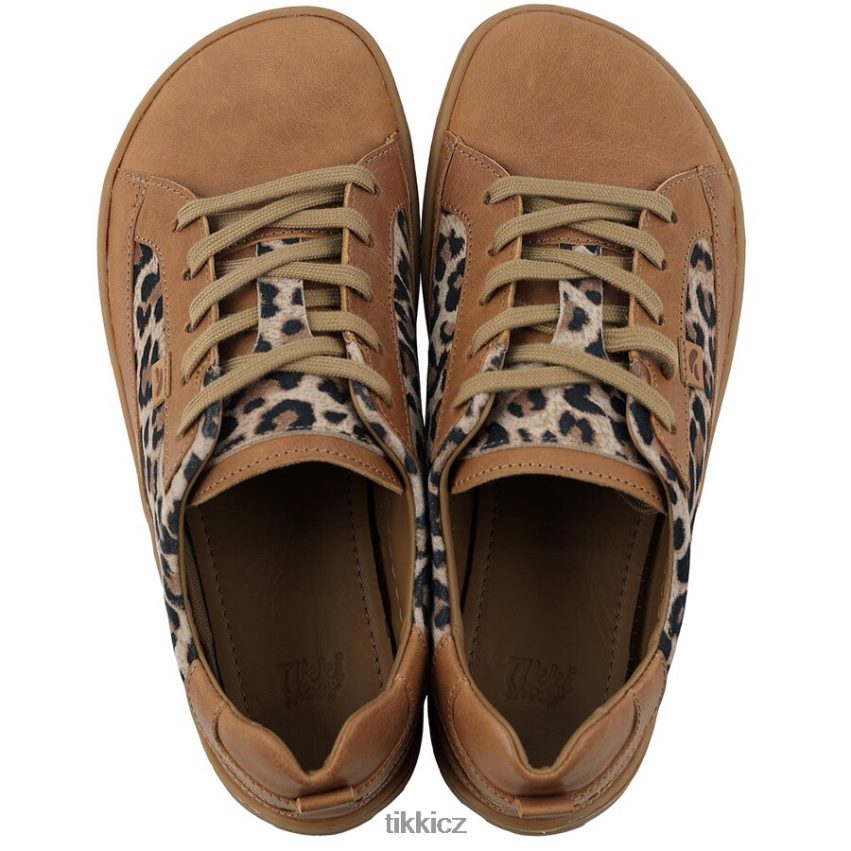 barefoot tenisky oxy Tikki Dospělí leopard obuv R4P40N207