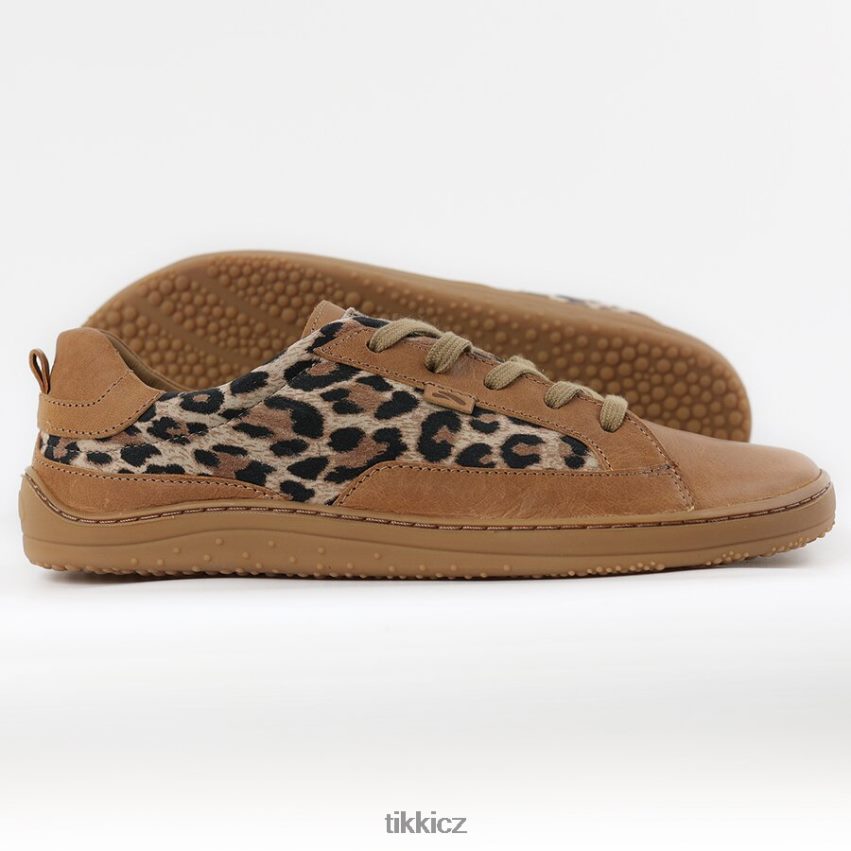 barefoot tenisky oxy Tikki Dospělí leopard obuv R4P40N207