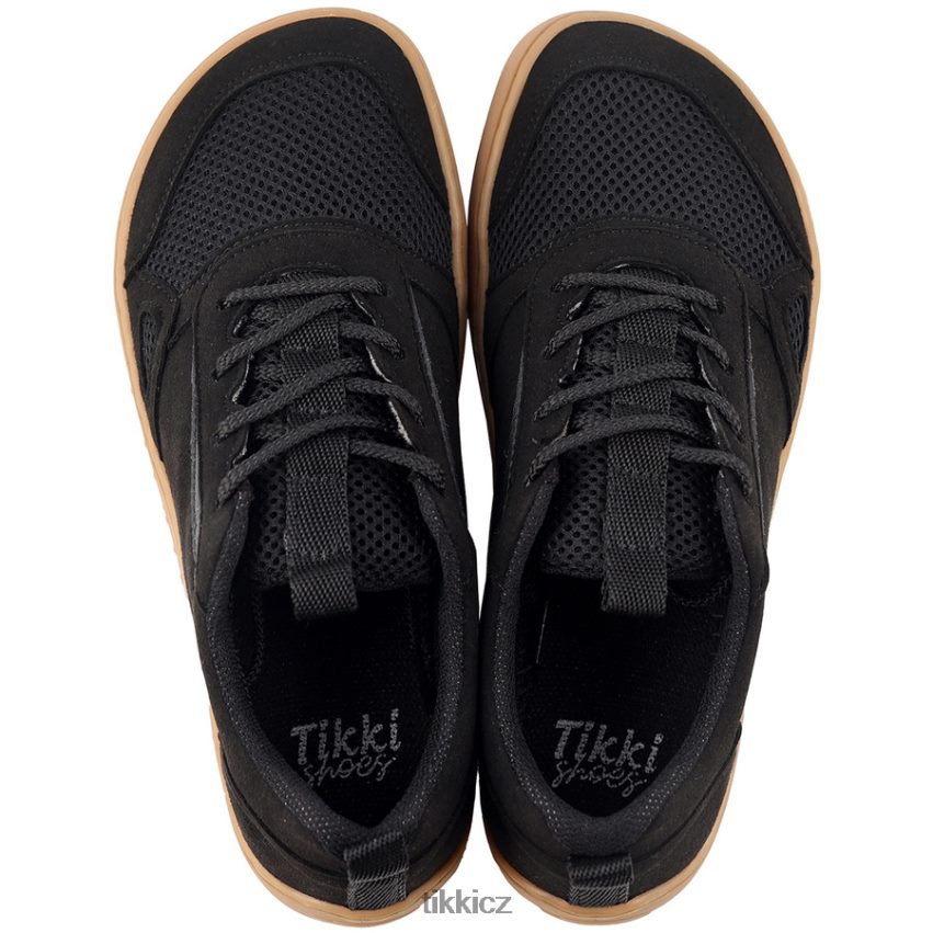 síťované veganské tenisky Tikki Dospělí temný obuv R4P40N206